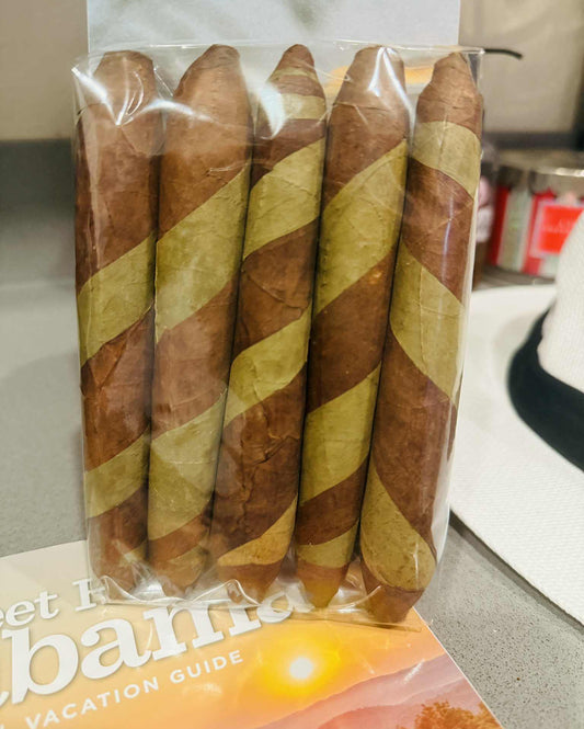 A premium smoke. FOR SPECIAL OCCASIONS ONLY: Candela wrapper which is a unique green-hued tobacco leaf 🌿 is produced by flash-curing the leaf.